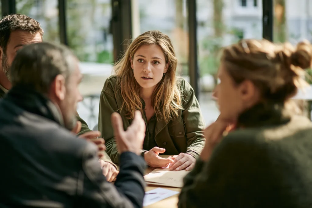 Un échange entre syndic et copropriétaires
